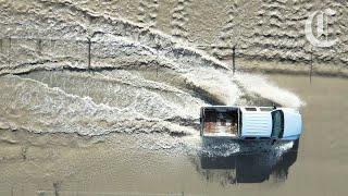 Drone footage shows Northern California flooding