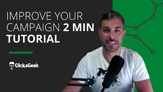 Adding Keywords and Negative Keywords to your Google Ads Campaign   2 Minute HOW TO