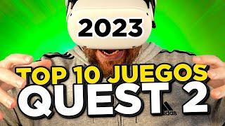 TOP 10 MEJORES JUEGOS VR para META QUEST 2 en 2023