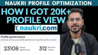 how to optimize naukri profile | how to get more calls from naukri