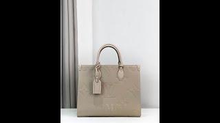 LV ONTHEGO MM BAG IN MONOGRAM EMPREINTE LEATHER