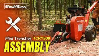 MechMaxx  Mini Trencher TCR1500 Assembly Video