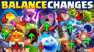 The BIGGEST BALANCE UPDATE in Clash Royale History!