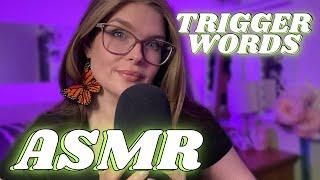 ASMR trigger words to make you sleepy very close clicky whispers