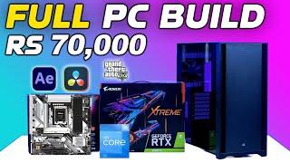 Rs 70,000 Future-Proof PC Build With RTX 4060 8GB Graphic Card Full PC Building Guide in 2024