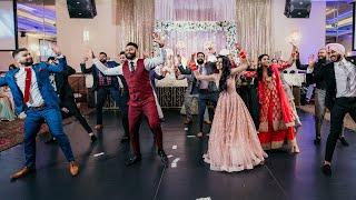 Bhangra Knightz - Roop & Navneet's Reception Performance Flash Mob