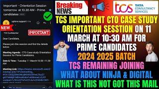 TCS Imp CTO Case Study Orientation Session For Prime Candidates | What About Ninja Digital 2024-2025