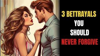 Never Forgive These 3 Betrayals in Relationships | Stoicism