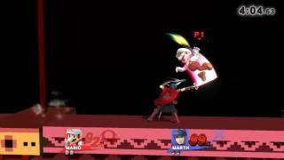 Super Smash Bros (Wii U) - Fludd to spike