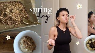 spring reset vlog  | organizing my office, chatty grwm + new clothes!! (try on haul)