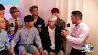 Backstage with BTS at The 2017 American Music Awards