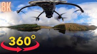  Breathtaking DJI Mavic 3 Drone 360° Flight Over River Afton & Dam | Insta360 X4  