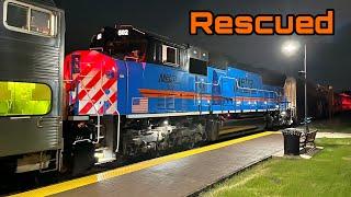 Metra SD70MACH Rescues Another SD70MACH!