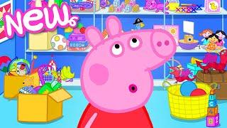 Peppa Pig Tales  BIGGEST Toy Cupboard EVER  BRAND NEW Peppa Pig Episodes