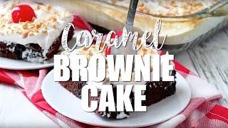 How to make: Caramel Brownie Cake