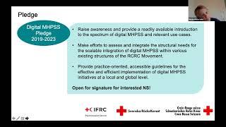 Digital MHPSS: Challenges and Best Practice in the RCRC Movement: Webinar (English)