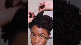 Finger Coiling Routine on Type4 Natural Hair using Kera Care - IG: @gabriellejanay