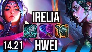 IRELIA vs HWEI (MID) | EUW Diamond | 14.21