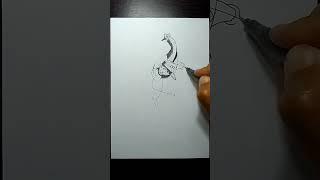 Speed Drawing StickMan Genzo Wakabayashi  #shorts #drawing #anime #genzowakabayashi