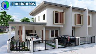 3 Bedroom House Design | Small Two Storey House Design