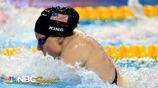 Lilly King wins FINA 100 meter breaststroke over Efimova | NBC Sports