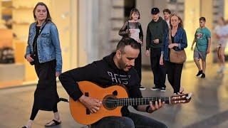 Guitarist stuns crowd with MASTERFUL performance #amazing #guitarist #krakow #poland #art #music #