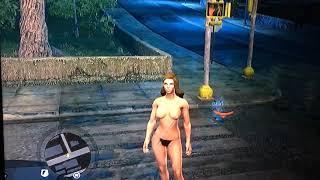 Saints row Ryona part 1 half nude