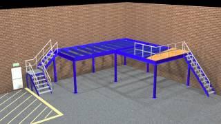 Mezzanine floor build