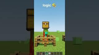 minecraft zombie  logic  #minecraft #minecraftbuilding #gaming #minecrafttutorial