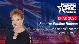 Senator Pauline Hanson CPAC 2023