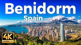 Benidorm, Spain Walking Tour (4k Ultra HD 60 fps) - With Captions