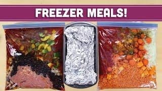 Freezer Meals! Easy Healthy Lunch & Dinner Recipes - Mind Over Munch