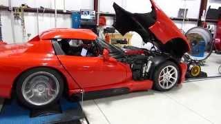 900HP / 1000TQ Twin Turbo Dodge Viper tuning on the dyno (John Reed Racing tuned)