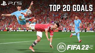 FIFA 22 - TOP 20 GOALS #1 | 4K