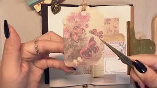 ASMR 액자속 여인  후다닥 다꾸 영상 #asmr #journal #scrapbooking #relaxingsounds #vintage #diary