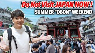 Avoid Visiting Japan now! Asakusa, Ueno, Akihabara in Busiest "OBON" Summer Weekend Ep.509