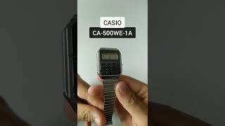 Metallic Casio Calculator Watch  #wristwatch #watches