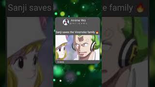 Sanji Saves the Vinsmoke Family #shorts #luffy #onepiece #sanji #zoro