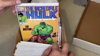 COMIC BOOK HAUL!!! | LONG BOX OF INCREDIBLE HULK