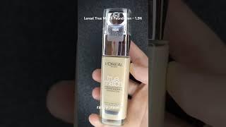 Loreal True Match Foundation - 1.5N #loreal #lorealcosmetics #fyp #fypシ゚viral #viralvideo