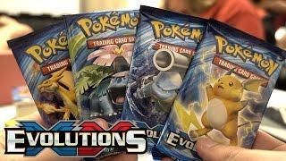 CRAZY EVOLUTIONS PRERELEASE!! | Pokemon XY Evolutions