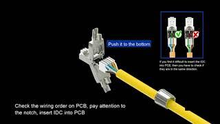 ZoeRax RJ45 Cat8 Cat7 Cat6A Connectors Tool-Free Reusable Ethernet Termination Plugs, Internet Plug