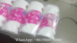 Good price 4 rolls Small toilet paper packing machine