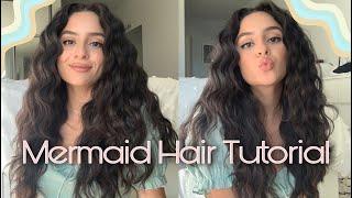 MERMAID HAIR TUTORIAL USING NEW INH HAIR WAVER // Simply Stephanie