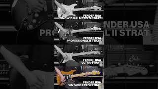 Fender USA Yngwie Malmsteen Strat vs Pro II vs Ultra vs Vintage II | Yngwie Malmsteen - Rising Force