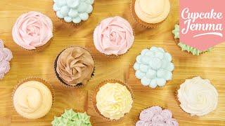 Buttercream Piping Tips & Techniques | Cupcake Jemma