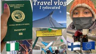 Travel Vlog: Moving from Nigeria  to Europe (Finland  )