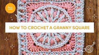 How to make a puff stitch granny square