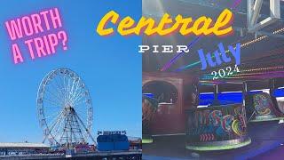 We Check Out Central Pier In Blackpool! - Is It Worth A Trip - July 2024