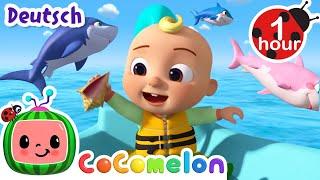 Ballon Boot Rennen | CoComelon - JJ's Animal Time Deutsch | Cartoons und Kinderlieder